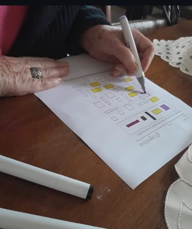 Actividad de kinesiología y cuidados Mía Alma 2